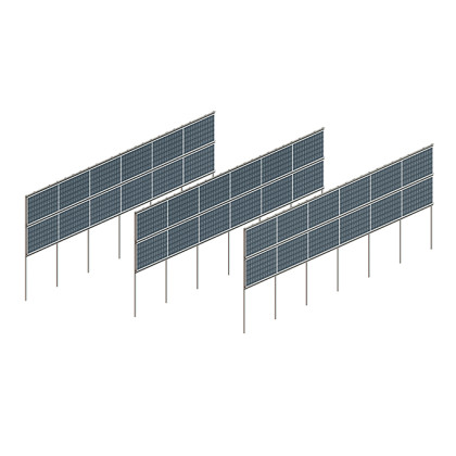 AS Vertical Bifacial Solar Fence Plant
